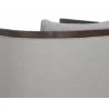 Sunpan Chloe Lounge Chair in Dark Brown And Linoso Light Grey -  - Sunpan Chloe Lounge Chair in Dark Brown And Linoso Light Grey - 