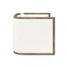Sunpan Chloe Lounge Chair in Ash Grey And Linoso Ivory - Side