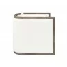 Sunpan Chloe Lounge Chair in Ash Grey And Linoso Ivory - Side - Sunpan Chloe Lounge Chair in Ash Grey And Linoso Ivory - Side