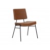 Sunpan Brinley Dining Chair in Black And Hazelnut - Angled