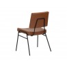 Sunpan Brinley Dining Chair in Black And Hazelnut - Back Angle
