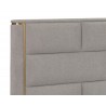 Sunpan Clara Bed In Ernst Sandstone - Queen - Headboard Close-up
