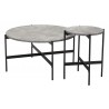 Zuo Modern Malo Coffee Table Set in Gray and Black - Tables Close