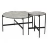 Zuo Modern Malo Coffee Table Set in Gray and Black - Tables Close - Zuo Modern Malo Coffee Table Set in Gray and Black - Tables Close