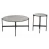 Zuo Modern Malo Coffee Table Set in Gray and Black - Front View - Zuo Modern Malo Coffee Table Set in Gray and Black - Front View