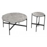 Zuo Modern Malo Coffee Table Set in Gray and Black - Top Angled