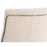 Sunpan Marjory Dining Chair - Effie Linen - Set of Two - Seat Closeup Back Top Angle