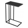 Zuo Modern Atom Side Table in Black - Angled View