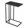 Zuo Modern Atom Side Table in Black - Angled View - Zuo Modern Atom Side Table in Black - Angled View