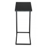 Zuo Modern Atom Side Table in Black - Front