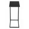 Zuo Modern Atom Side Table in Black - Front - Zuo Modern Atom Side Table in Black - Front