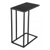 Zuo Modern Atom Side Table in Black - Back Angled