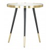 Zuo Modern Particle Side Table Gold and Black - Side