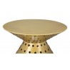 Zuo Modern Electron Coffee Table Gold - Tabletop View