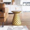Zuo Modern Proton Side Table Gold - Lifesytle 2