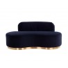 Sunpan Cassey Bench in Meg Indigo - Front
