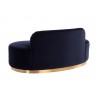 Sunpan Cassey Bench in Meg Indigo - Back Angle