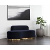 Sunpan Cassey Bench in Meg Indigo - Lifestyle