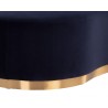 Sunpan Cassey Bench in Meg Indigo - Seat Close-up