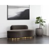 Sunpan Cassey Bench in Meg Ash - Lifestyle