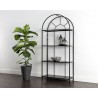 Sunpan Alcove Bookcase in Black - Lifestyle