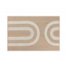 Sunpan Derby Hand-woven Rug In Sand / Cream - Top View