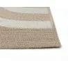 Sunpan Derby Hand-woven Rug In Sand / Cream - Edge Close-up - Sunpan Derby Hand-woven Rug In Sand / Cream - Edge Close-up