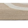 Sunpan Derby Hand-woven Rug In Sand / Cream - Side Close-up