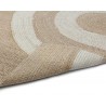 Sunpan Derby Hand-woven Rug In Sand / Cream - Edge Folded