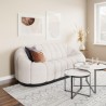 Zuo Modern Bhutan Sofa in Cream - Lifestyle