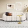 Zuo Modern Bhutan Sofa in Cream - Front Lifestyle - Zuo Modern Bhutan Sofa in Cream - Front Lifestyle