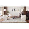 Zuo Modern Bhutan Sofa in Cream - Lifestyle 3