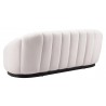Zuo Modern Bhutan Sofa in Cream - Back Angled