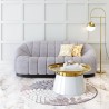 Zuo Modern Bhutan Sofa in Light Gray - Lifestyle 4