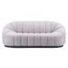 Zuo Modern Bhutan Sofa in Light Gray - Front