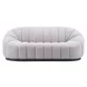 Zuo Modern Bhutan Sofa in Light Gray - Front - Zuo Modern Bhutan Sofa in Light Gray - Front