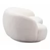 Zuo Modern Tibet Sofa in Cream - Side View - Zuo Modern Tibet Sofa in Cream - Side View