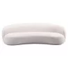 Zuo Modern Tibet Sofa in Cream - Front - Zuo Modern Tibet Sofa in Cream - Front