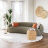 Zuo Modern Tibet Sofa in Olive Green - Lifestyle