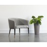 Asher Lounge Chair in Flint Grey / Napa Taupe - Lifestyle