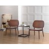 Zuo Modern Priest Lounge Chair Walnut - Lifestyle 2