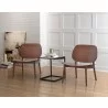 Zuo Modern Priest Lounge Chair Walnut - Lifestyle 2 - Zuo Modern Priest Lounge Chair Walnut - Lifestyle 2