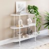 Zuo Modern Tre Console Table in White - Lifestyle