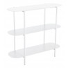 Zuo Modern Tre Console Table in White - Angled