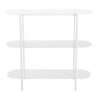 Zuo Modern Tre Console Table in White - Front View