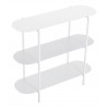 Zuo Modern Tre Console Table in White - Top Angled