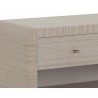 Sunpan Atherton Nightstand in Sand - Drawer Detail