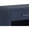 Sunpan Atherton Nightstand in Indigo - Drawer Close-up