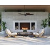 Sunpan Amalfi Coffee Table - Small Grey set View
