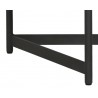 Sunpan Amalfi Coffee Table - Small Grey Legs